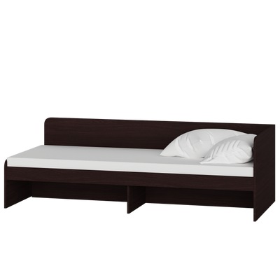 Ліжко Соната 800 без шухляд /Венге темний/білий 520001 фото